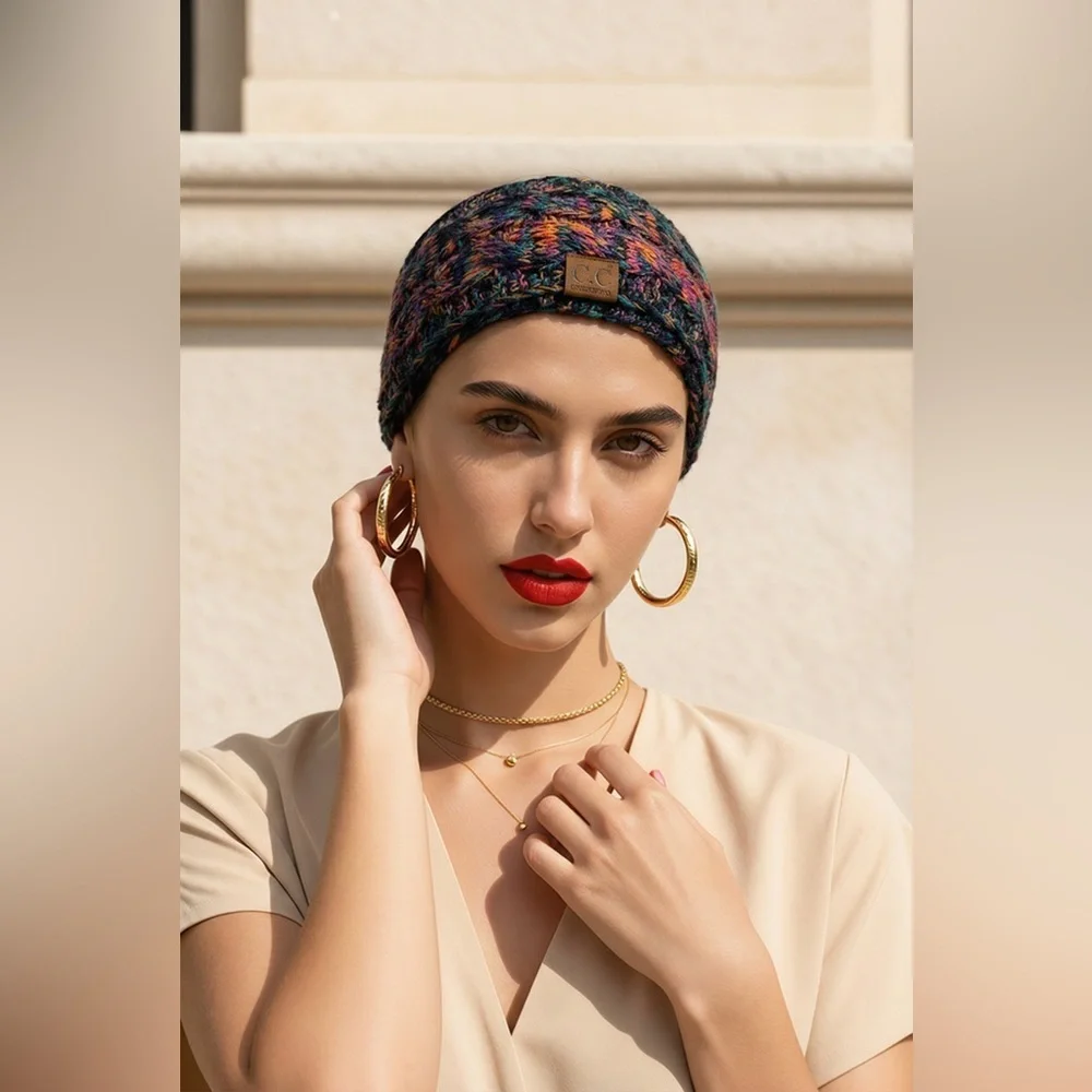 C.C. Multicolor Knit Headband